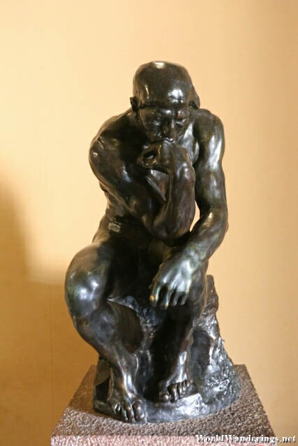 Cast of Rodin's The Thinker at the Vatican Museum