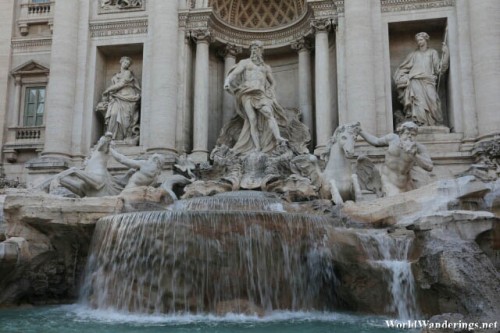Amazing Detail at the Fontana di Trevi in Rome