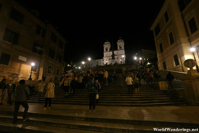 Spanish Steps at Night