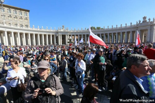 Polish Contingent at Saint Peter's Square