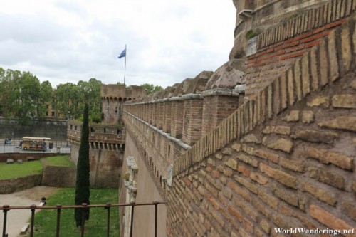 Walls of the Castel Sant'Angelo
