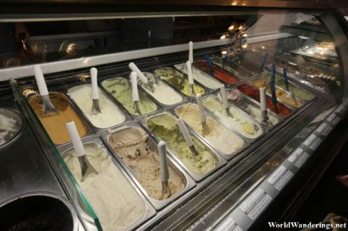 Spoilt for Choice at the Gelateria del Teatro in Rome