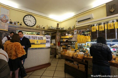 Inside Sant'Eustachio Il Caffe in Rome
