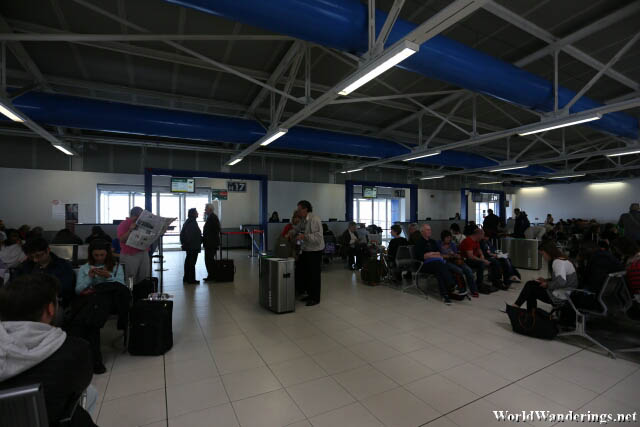 Departure Area in Rome Fiumicino International Airport