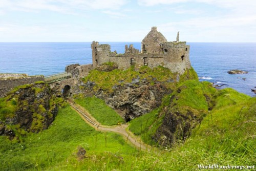 The Ruins of Dunluce Castle in County Antrim