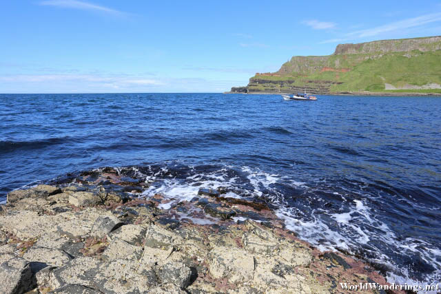 Look at Lacada Point at the Giant's Causeway