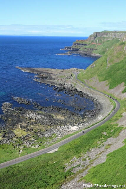Rugged Coast of the Giant's Causeway at County Antrim