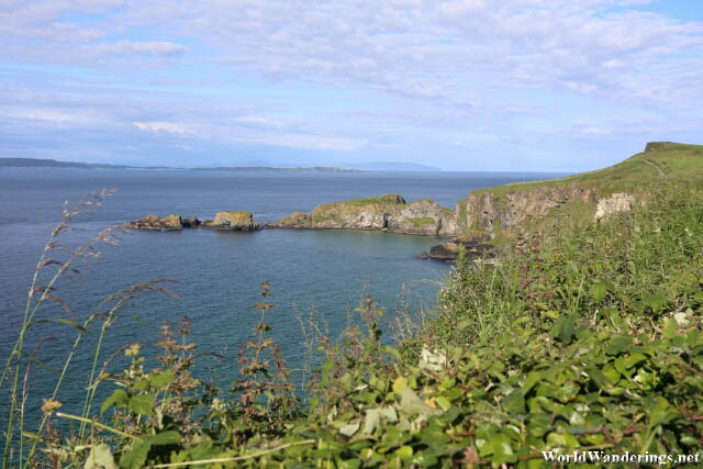 The Coast at Carrick-a-Rede in County Antrim