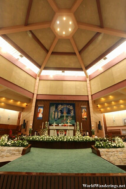 View of the Altar at the Basilica Shrine of Our Lady of Knock