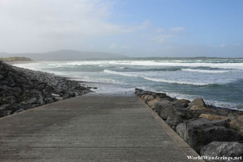 Approaching the Beach at Strandhill