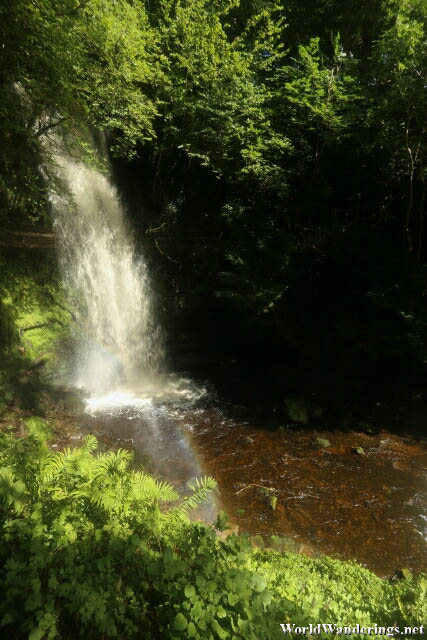 Glencar Waterfalls in County Leitrim