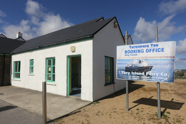 Tory Island Ferry Office at Magheroarty