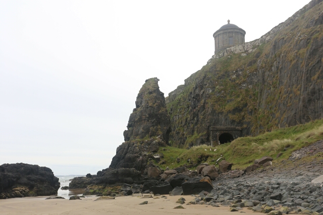 Closer Look at the Mussenden Temple at Downhill
