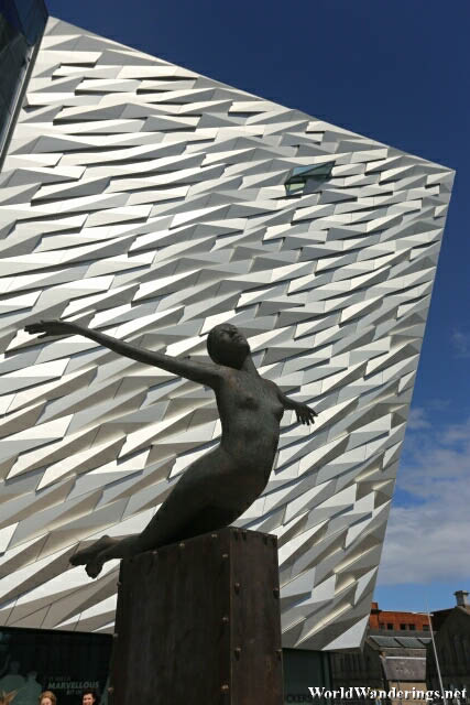 Unfortunately This is Not a Statue of Rose at the Titanic Belfast