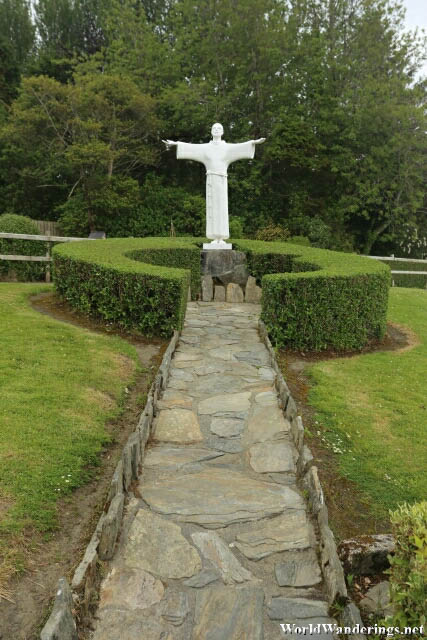 Statue of Saint Francis of Assisi at the Ards Friary