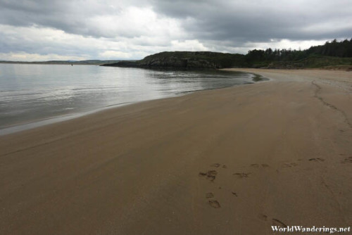 Secluded Beach at Ards Forest Park