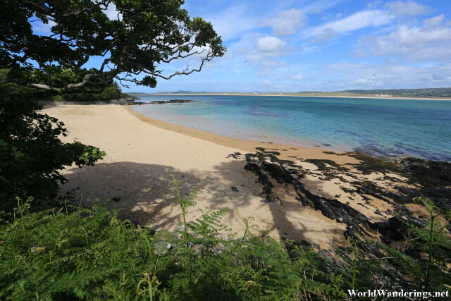 Secluded Beach in Ards Forest Park