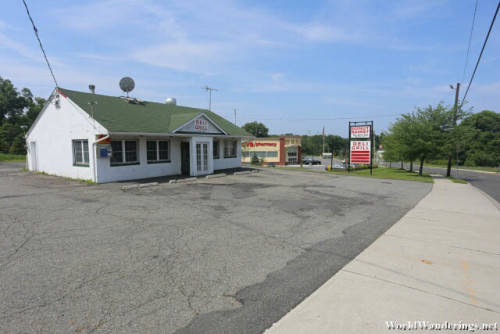 Small Diner Near the Bus Stop at Livingston New Jersey