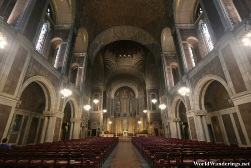 Inside the Saint Bartholomew's Church