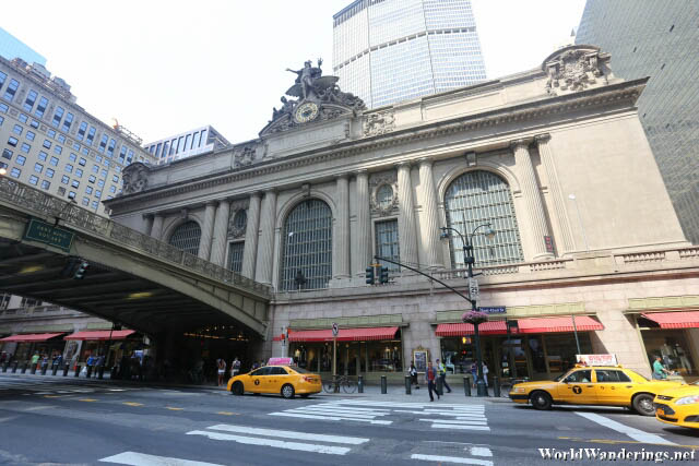 Outside the Grand Central Terminal in New York City