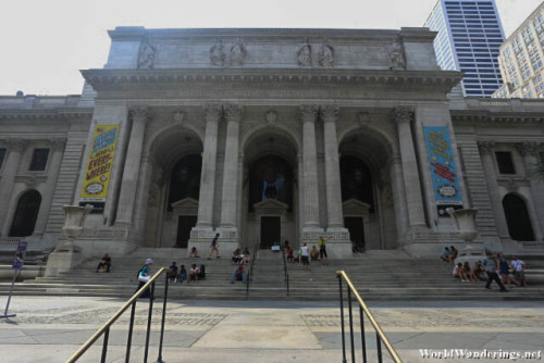 The Imposing New York Public Library Facade