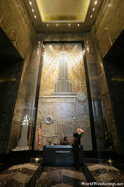 Information Desk of the Empire State Building