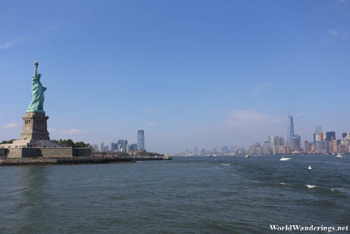 Statue of Liberty and New York City
