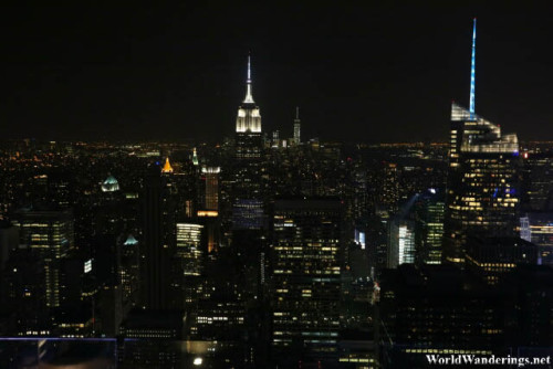 A Great View of the Empire State Building from the Top of the Rock
