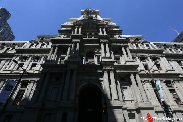 Close Up of Philadelphia City Hall