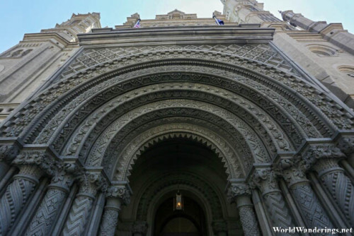 Impressive Facade of the Masonic Temple at Philadelphia