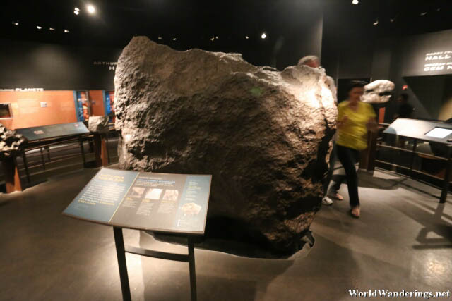 Ahnighito a Fragment of the Cape York Meteorite on Display at the American Museum of Natural History
