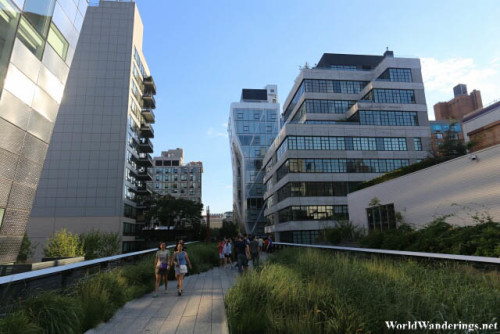 Buildings Along the High Line in New York City