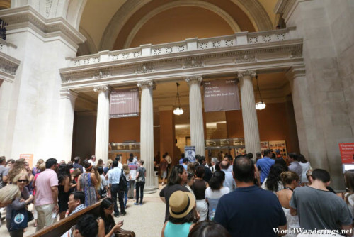 Going to One of the Wings of the Metropolitan Museum of Art