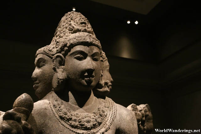 Buddhist Statue at the Metropolitan Museum of Art in New York