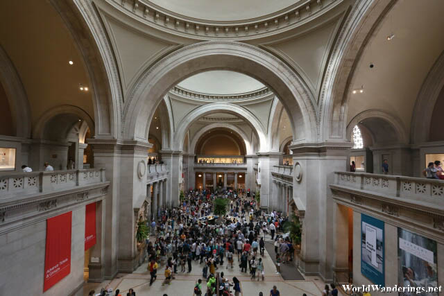 Atrium of the Metropolitan Museum of Art in New York