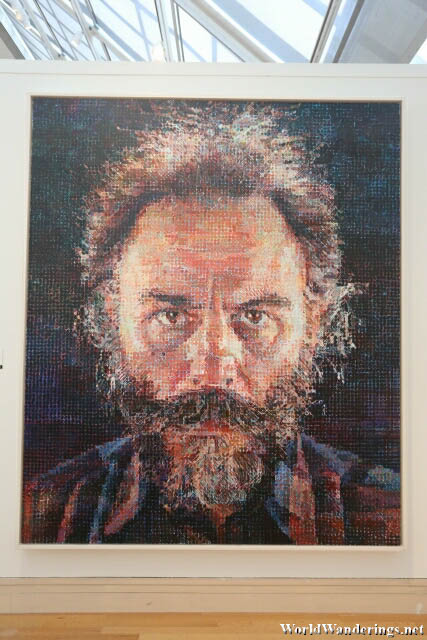 Mosaic of Smaller Pictures at the Metropolitan Museum of Modern Art in New York