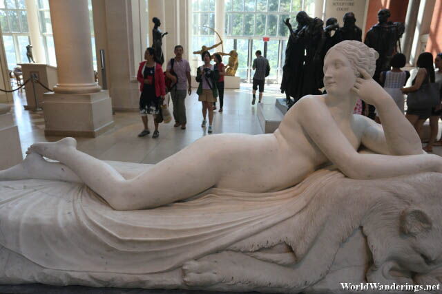A Statue at the Metropolitan Museum of Art in New York