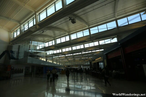 Inside the Newark Liberty International Airport