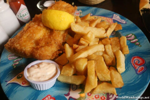 Good Old Fish and Chips at the Lobster Pot