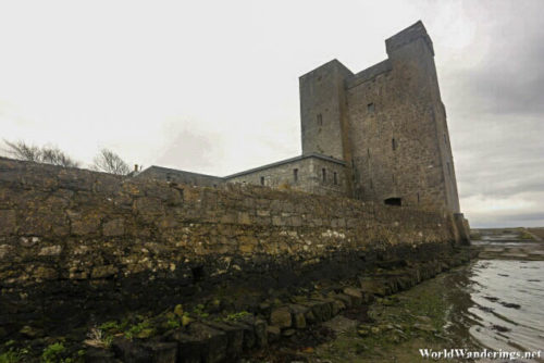 Walking Along the Walls of Oranmore Castle