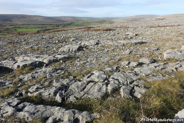 Limestone as Far as the Eye Can See at the Burren