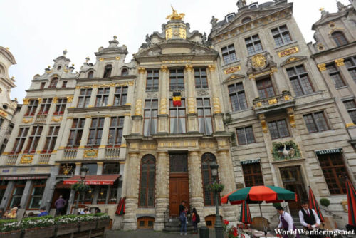 Beautiful Guildhalls at La Grand-Place in Brussels