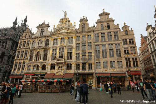 Opulent Guildhalls at La Grand-Place in Brussels