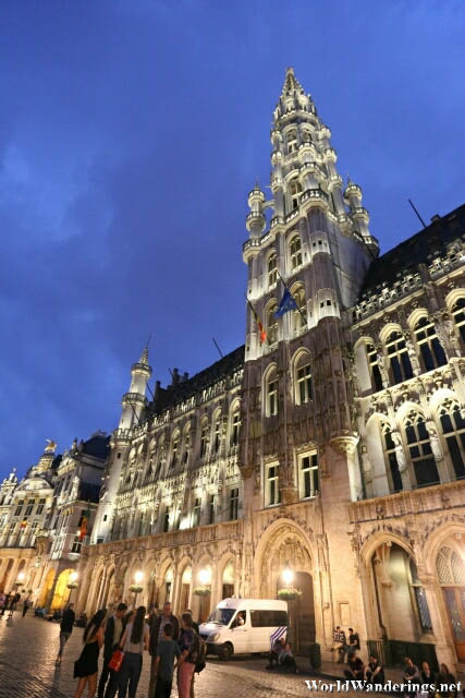 Town Hall of La Grand-Place in Brussels
