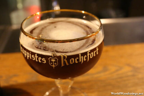 A Goblet of Trappistes Rochefort 8