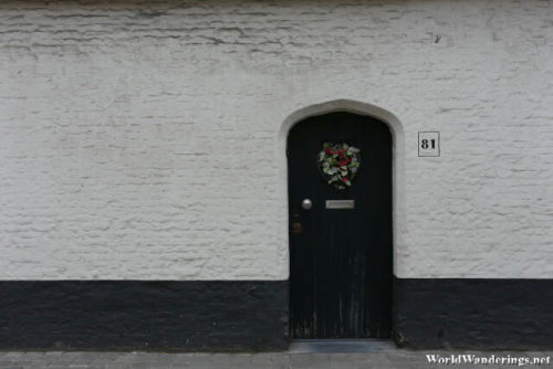 Door Along the Streets of Bruges