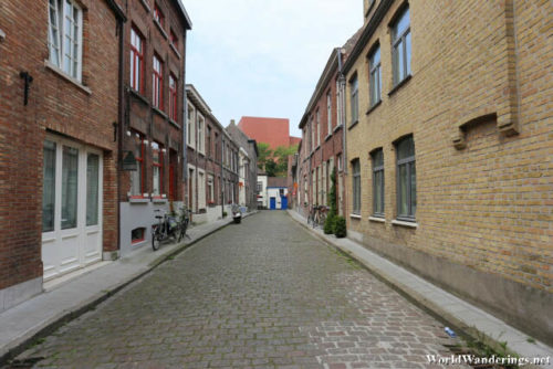 Cobblestoned Street of Bruges