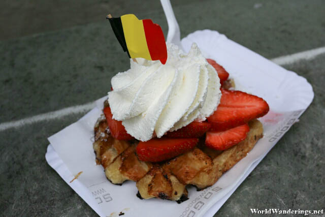 Belgian Waffles in Bruges