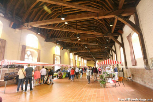 Second Floor Exhibit Hall at the Market Hall of Bruges