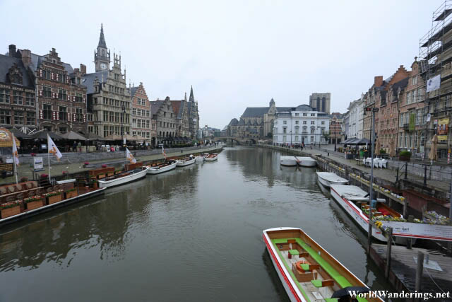 River from the River Leie in Ghent